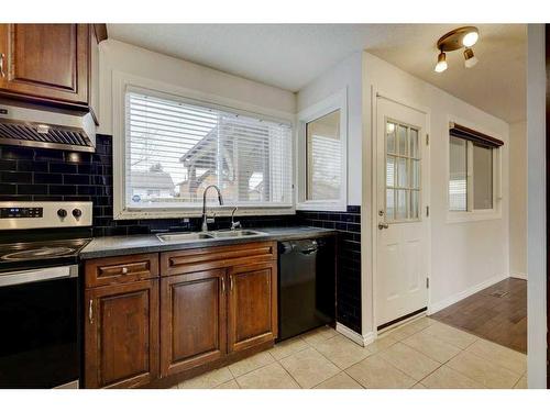 4912 44 Avenue Ne, Calgary, AB - Indoor Photo Showing Kitchen With Double Sink