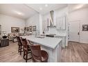 113-24 Mahogany Path Se, Calgary, AB  - Indoor Photo Showing Kitchen With Double Sink 