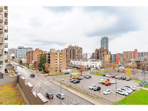 506-1118 12 Avenue Sw, Calgary, AB - Outdoor With Balcony With View