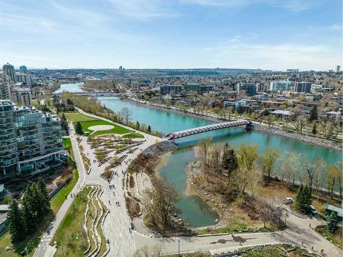 4201-400 Eau Claire Avenue Sw, Calgary, AB - Outdoor With Body Of Water With View