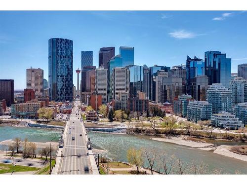 1505-400 Eau Claire Avenue Sw, Calgary, AB - Outdoor With View