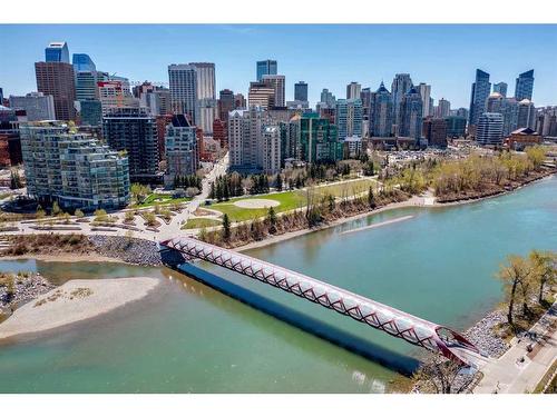 1505-400 Eau Claire Avenue Sw, Calgary, AB - Outdoor With Body Of Water With View