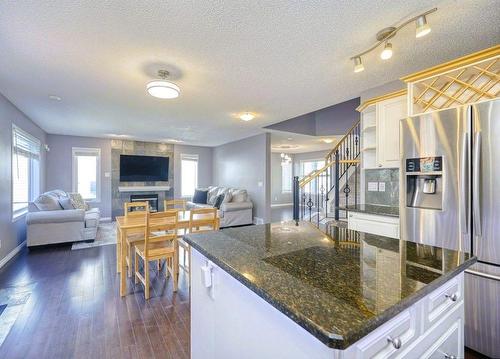 949 Panorama Hills Drive Nw, Calgary, AB - Indoor With Fireplace
