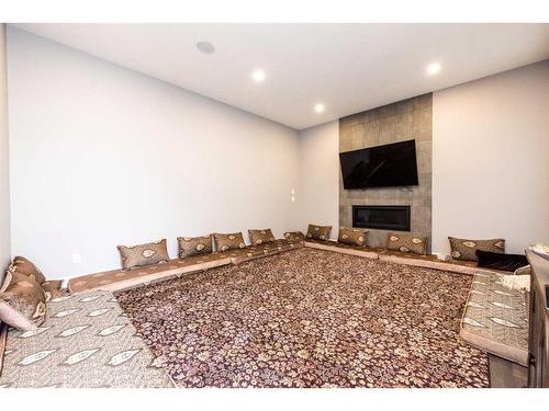 111 Sandpiper Court, Chestermere, AB - Indoor With Fireplace