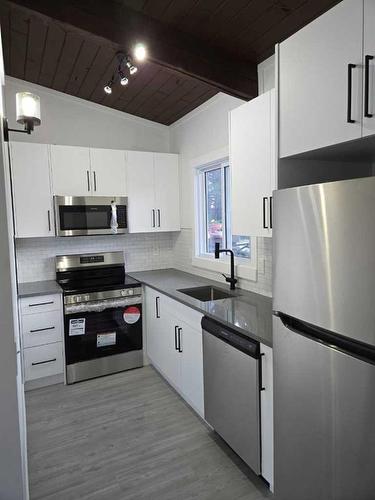 2329 50 Street Ne, Calgary, AB - Indoor Photo Showing Kitchen With Stainless Steel Kitchen