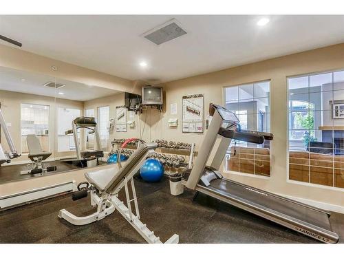 113-25 Richard Place Sw, Calgary, AB - Indoor Photo Showing Gym Room