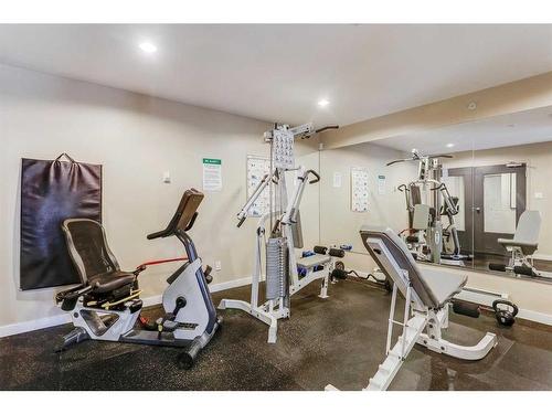 113-25 Richard Place Sw, Calgary, AB - Indoor Photo Showing Gym Room