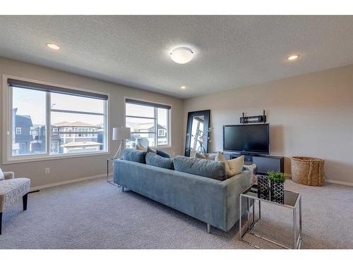 91 Cornerstone Circle Ne, Calgary, AB - Indoor Photo Showing Living Room