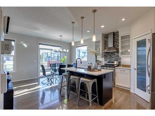 91 Cornerstone Circle Ne, Calgary, AB - Indoor Photo Showing Kitchen With Upgraded Kitchen
