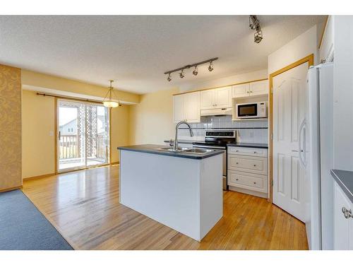 92 Mt Aberdeen Circle Se, Calgary, AB - Indoor Photo Showing Kitchen With Double Sink