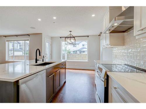 139 Cranwell Crescent Se, Calgary, AB - Indoor Photo Showing Kitchen With Upgraded Kitchen