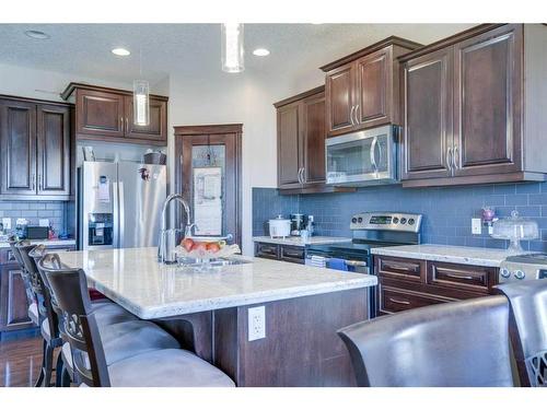 405 Taralake Landing Ne, Calgary, AB - Indoor Photo Showing Kitchen With Upgraded Kitchen