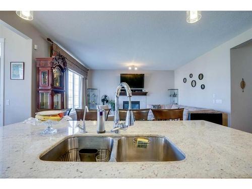 405 Taralake Landing Ne, Calgary, AB - Indoor Photo Showing Kitchen With Double Sink