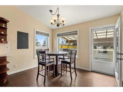 112 Harrison Court, Crossfield, AB - Indoor Photo Showing Dining Room