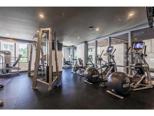 310-135 26 Avenue Sw, Calgary, AB - Indoor Photo Showing Gym Room