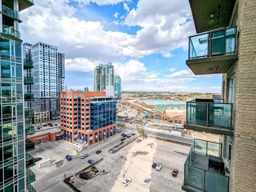 1303-210 15 Avenue Se, Calgary, AB - Outdoor With Balcony With View