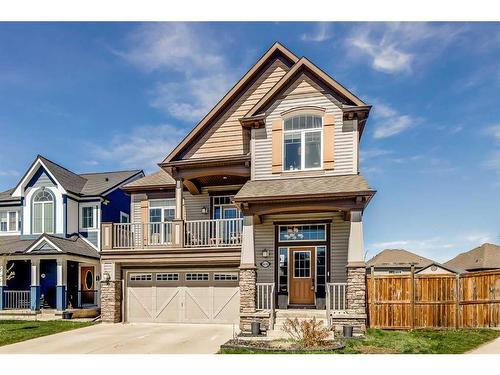 628 Windridge Road Sw, Airdrie, AB - Outdoor With Balcony With Facade