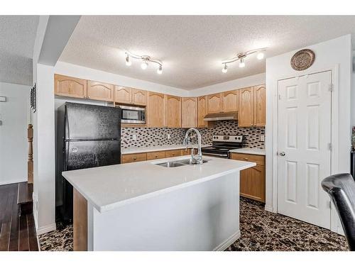 42 Evansford Grove Nw, Calgary, AB - Indoor Photo Showing Kitchen With Double Sink