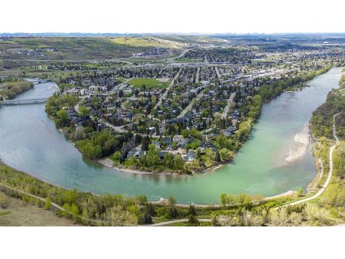 5924 Bow Crescent Nw, Calgary, AB - Outdoor With Body Of Water With View