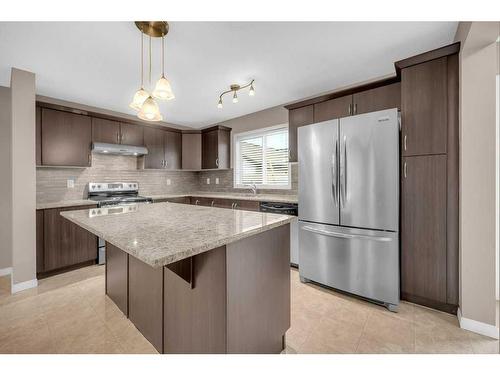107 Cityscape Street Ne, Calgary, AB - Indoor Photo Showing Kitchen With Upgraded Kitchen