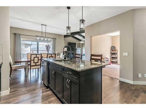 2098 High Country Rise Nw, High River, AB - Indoor Photo Showing Kitchen With Double Sink