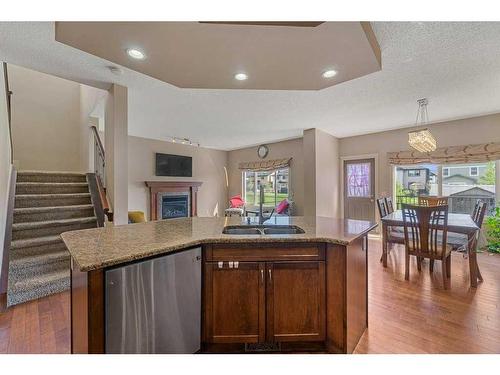 37 Skyview Springs Road Ne, Calgary, AB - Indoor Photo Showing Kitchen With Double Sink