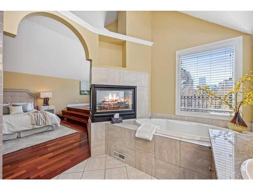 210 8 Avenue Nw, Calgary, AB - Indoor With Fireplace