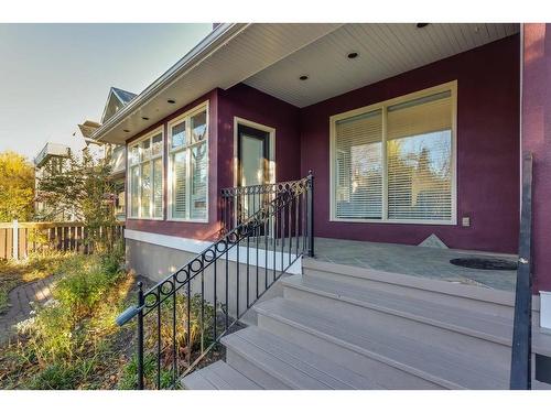 210 8 Avenue Nw, Calgary, AB - Outdoor With Deck Patio Veranda With Exterior