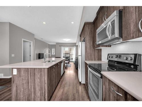 207 Nolanlake Villas Nw, Calgary, AB - Indoor Photo Showing Kitchen With Stainless Steel Kitchen With Upgraded Kitchen