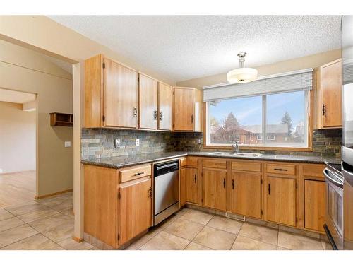 976 Bracewood Rise Sw, Calgary, AB - Indoor Photo Showing Kitchen With Double Sink