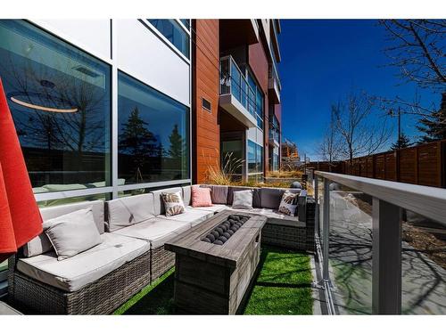 110-8445 Broadcast Avenue Sw, Calgary, AB - Outdoor With Deck Patio Veranda With Exterior