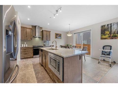 188 Cityspring Way Ne, Calgary, AB - Indoor Photo Showing Kitchen With Upgraded Kitchen