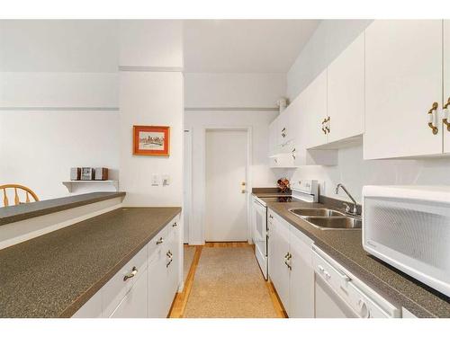 408-1410 2 Street Sw, Calgary, AB - Indoor Photo Showing Kitchen With Double Sink