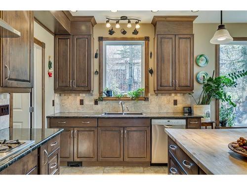 917 Sunhaven Way, Sunbreaker Cove, AB - Indoor Photo Showing Kitchen With Double Sink