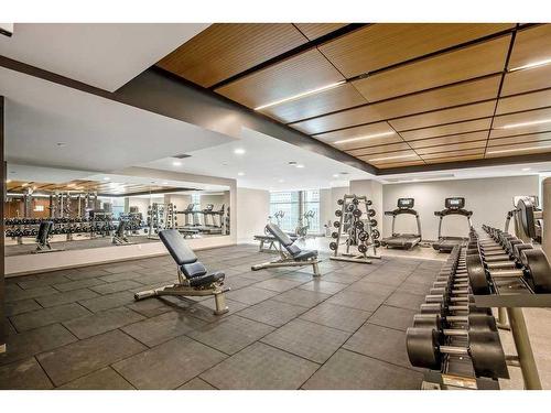 3504-1188 3 Street Se, Calgary, AB - Indoor Photo Showing Gym Room