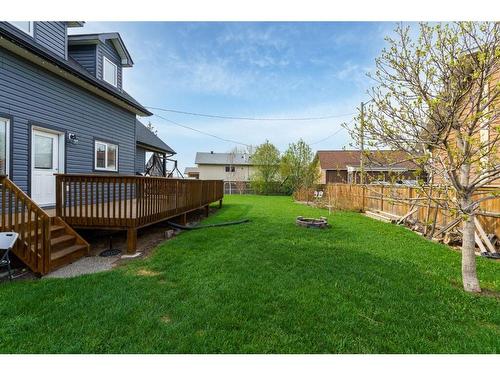 4805 54 Street, Olds, AB - Outdoor With Deck Patio Veranda With Backyard
