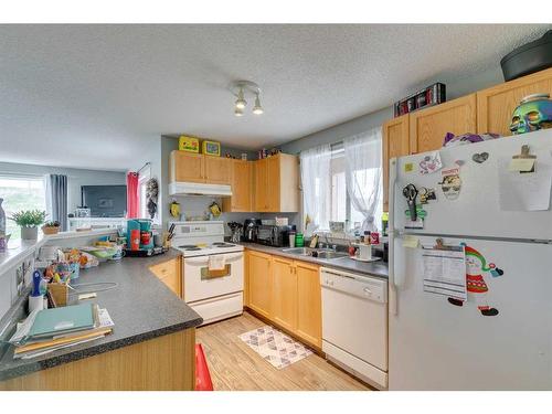 219-3000 Citadel Meadow Point Nw, Calgary, AB - Indoor Photo Showing Kitchen With Double Sink