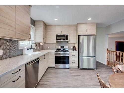 171 Riverbrook Way Se, Calgary, AB - Indoor Photo Showing Kitchen With Upgraded Kitchen