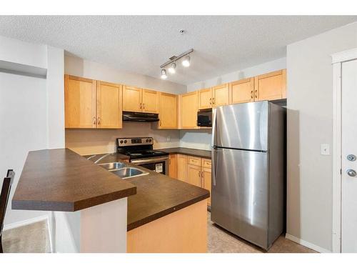 7109-70 Panamount Drive Nw, Calgary, AB - Indoor Photo Showing Kitchen With Double Sink
