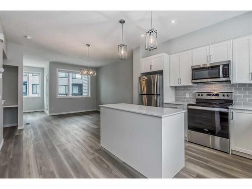 112 Corner Glen Circle Ne, Calgary, AB - Indoor Photo Showing Kitchen With Stainless Steel Kitchen With Upgraded Kitchen