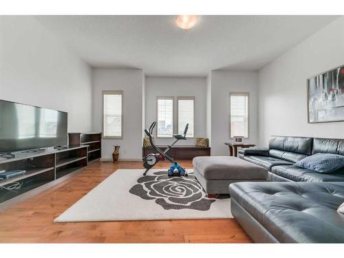 144 Cranford Drive Se, Calgary, AB - Indoor Photo Showing Living Room