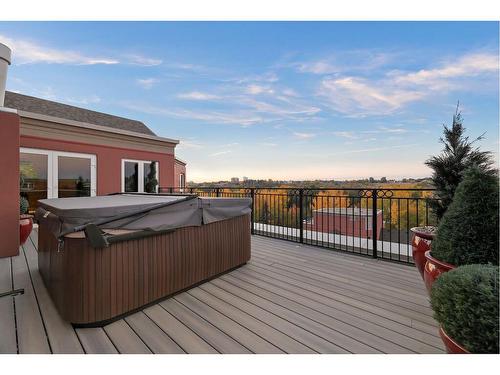 1801-400 Eau Claire Avenue Sw, Calgary, AB - Outdoor With Deck Patio Veranda