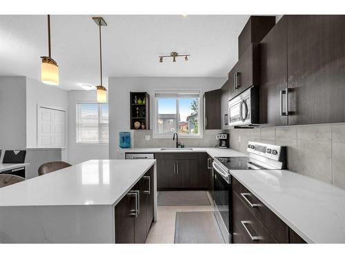 1564 Cornerstone Boulevard Ne, Calgary, AB - Indoor Photo Showing Kitchen With Upgraded Kitchen