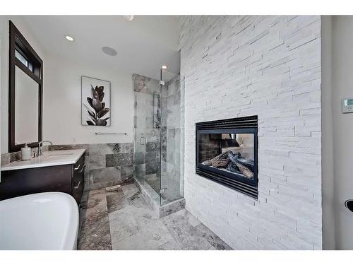 2037 29 Avenue Sw, Calgary, AB - Indoor With Fireplace