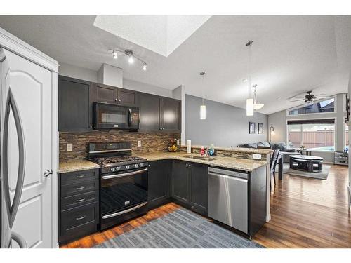 1363 New Brighton Park Se, Calgary, AB - Indoor Photo Showing Kitchen With Upgraded Kitchen