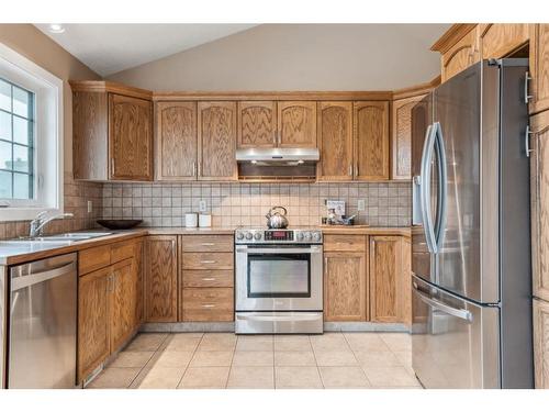 111 Sandringham Close Nw, Calgary, AB - Indoor Photo Showing Kitchen With Double Sink