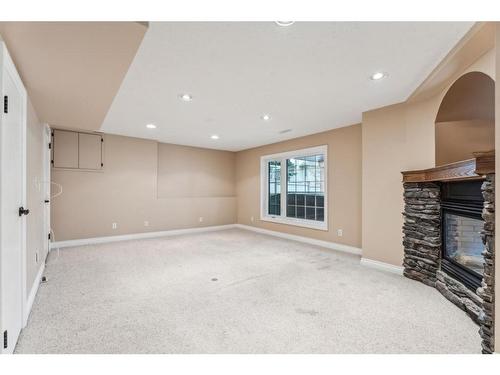 111 Sandringham Close Nw, Calgary, AB - Indoor With Fireplace