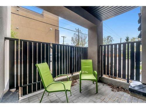 105-3320 3 Avenue Nw, Calgary, AB - Outdoor With Balcony With Exterior