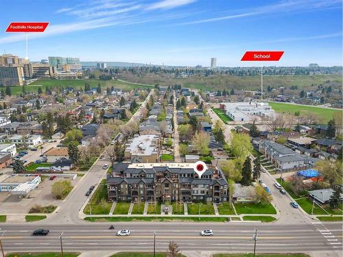 105-3320 3 Avenue Nw, Calgary, AB - Outdoor With View