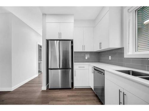 163 Homestead Park Ne, Calgary, AB - Indoor Photo Showing Kitchen With Stainless Steel Kitchen